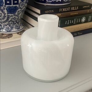 Anthropologie White Ceramic Vase